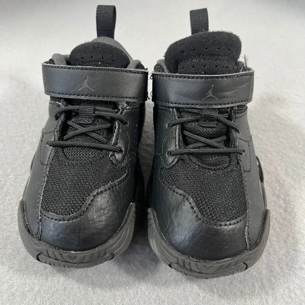 Kids Jordan 23 stay loyal 2 Black Leather Basketball Sneakers Size 6C toddler‎